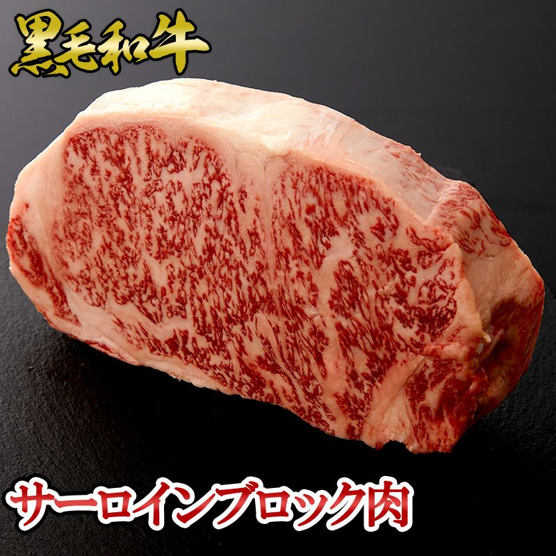 黒毛和牛 サーロインブロック肉